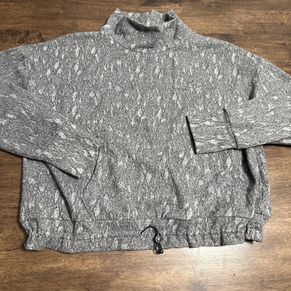 Kyodan Outdoor Sweatshirt Size Medium Mock Neck Long Sleeve Pullover Thumbholes